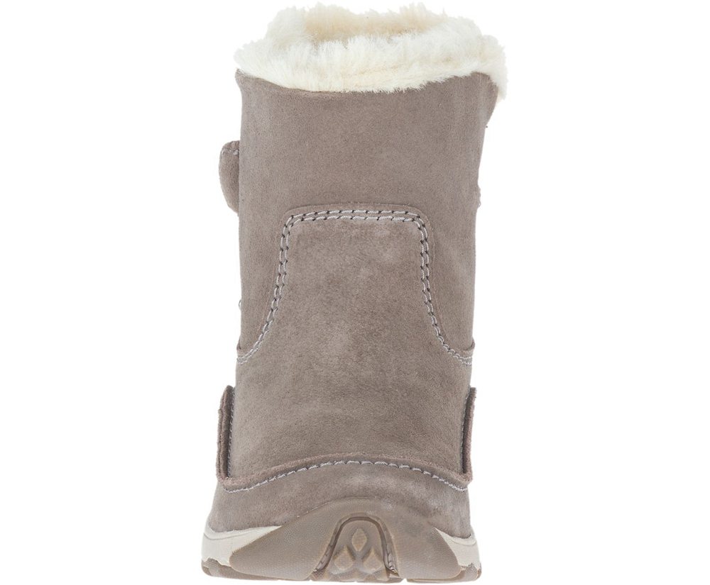 Merrell Støvler Dame - Approach Sage Pull On Polar Waterproof - Beige - STA365918